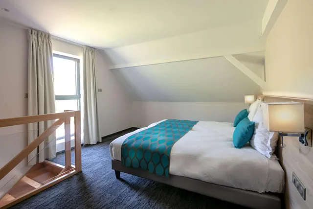 جناح دوبلكس بخمسة أسرّة بشرفة، Best Western Plus Hotel and SPA Le Schoenenbourg 2/3