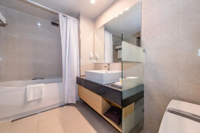 غرفة جونيور بسريرين مزدوجين، Hotel Shalom Jeju 2/2