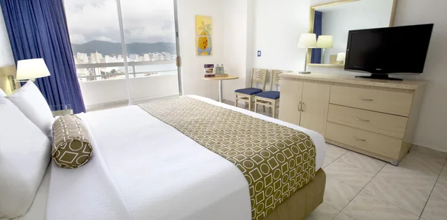 غرفة ديلوكس بإطلالة جزئية على البحر، HS Hotsson Smart Acapulco 5/5