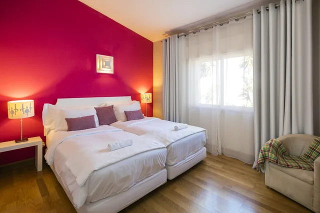 شقة بسرير كينج وسرير فردي بغرفة نوم واحدة، Costa Doiro Ambiance Village Apartment 2/9