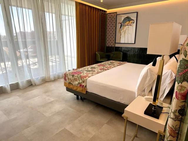 غرفة سوبيريور بإطلالة على المدينة بشرفة مفردة بسرير مزدوج، Ribera de Triana Hotel 3/10