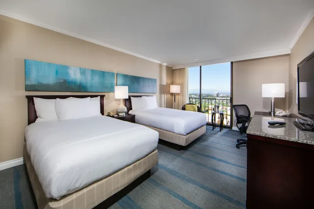 غرفة بسريرين مزدوجين، Hilton Irvine/Orange County Airport 1/1