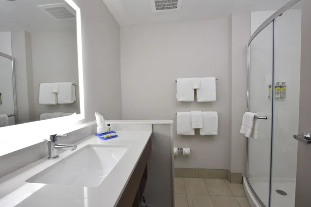 Suite, King Bed, Sofa, Living Area, Holiday Inn Express & Suites Orlando - Lake Nona Area 4/5