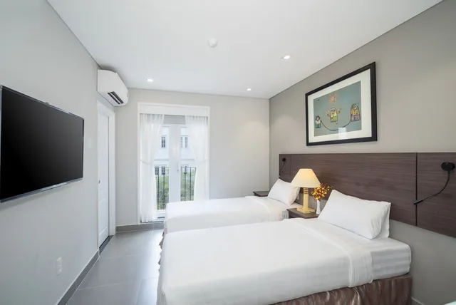 غرفة بريميوم ديلوكس بسريرين منفصلين، Parkhill Hotel & Apartment 2/4
