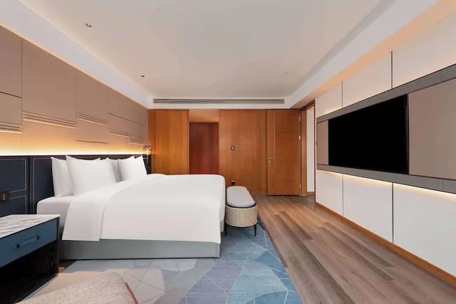 جناح تنفيذي بسرير كينج بإطلالة على الحديقة للمدخنين، Wyndham Putian Downtown 4/6