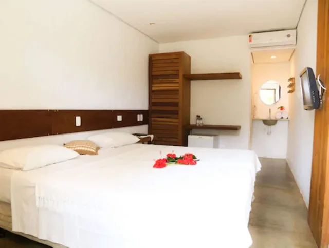 غرفة قياسية بسرير مزدوج بإطلالة على الحديقة، Hotel Da Pipa 7/10