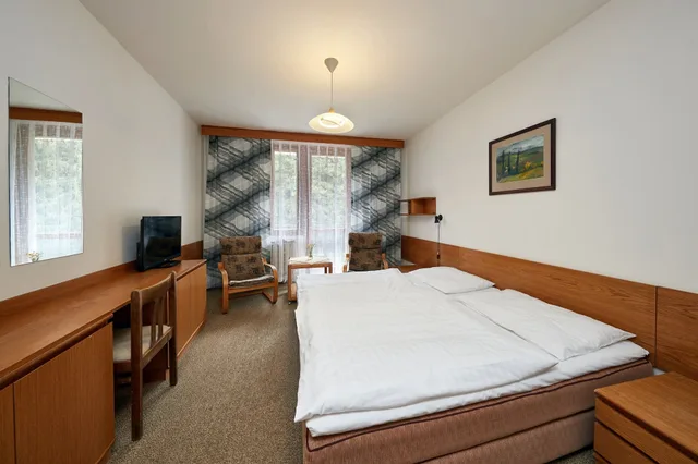 شقة بسرير مزدوج وسريرين منفصلين بغرفتي نوم، Apartmány Firn 1/10