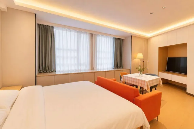 جناح تنفيذي بسرير كوين، Shanghai Jia Rong Hotel Apartment 2/2