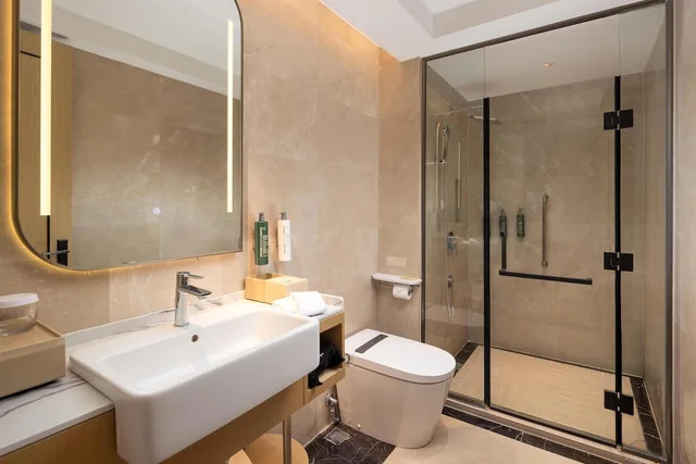 غرفة سوبيريور بسرير كينج، Hilton Garden lnn Tongxiang Wuzhen 4/4