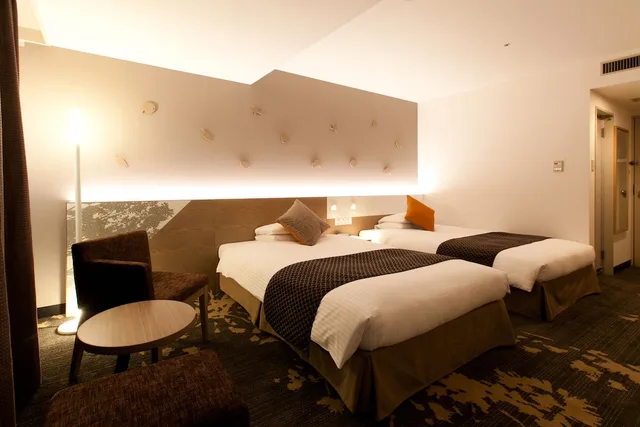 غرفة سوبيريور بسريرين منفصلين للمدخنين، Toyama Excel Hotel Tokyu 1/2