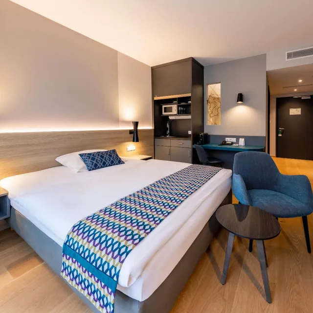 غرفة سوبيريور بسرير مزدوج بمطبخ صغير، Parkhotel Maximilian Ottobeuren 2/10