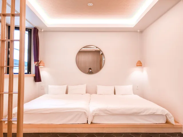 غرفة ديلوكس بسريرين مزدوجين وفرشتي فوتون، Hotel Imagine Kyoto 1/10