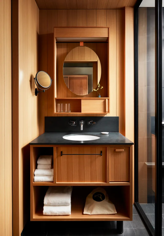 غرفة قياسية مفردة بسرير كينج، Ace Hotel Kyoto 7/7