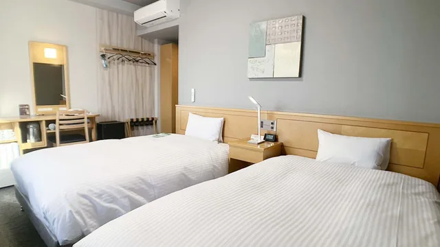 غرفة قياسية بسريرين منفصلين، Hotel Route-Inn Kitakami Ekimae 1/2