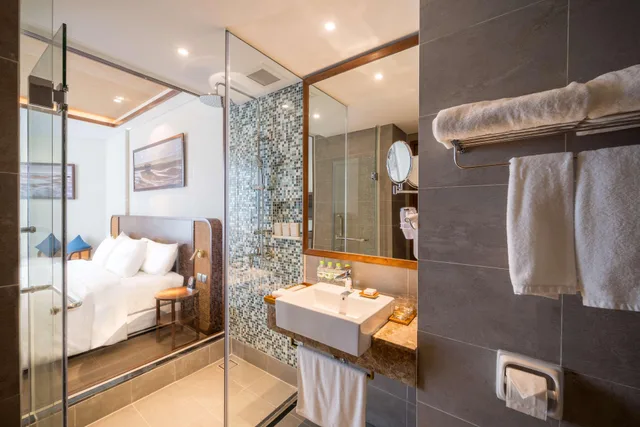 غرفة بريميير بسريرين منفصلين بإطلالة على البحر، Best Western Premier Sonasea Phu Quoc 5/5