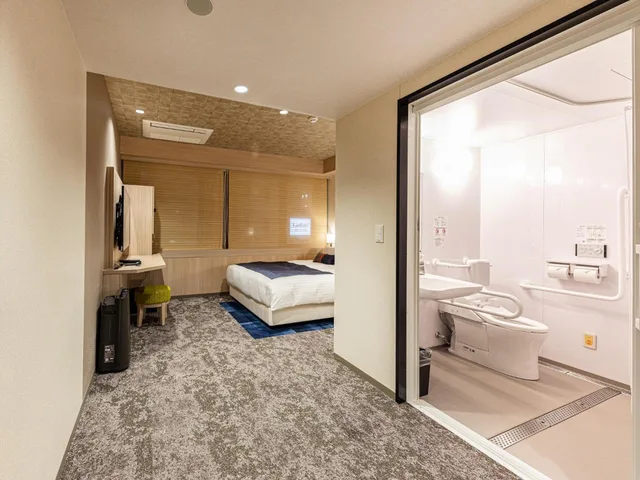 غرفة بسرير مزدوج لذوي الإعاقة، Hotel Musse Kyoto Shijo Kawaramachi Meitetsu 4/5