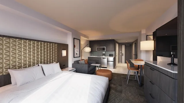 1 Bedroom, Suite, King Bed, Sofa, Kitchenette, Hyatt Washington DC / Convention Center 1/5