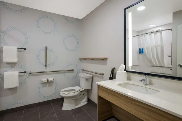 غرفة بسرير كينج بحوض استحمام لذوي الإعاقة، Tru by Hilton Traverse City 4/5