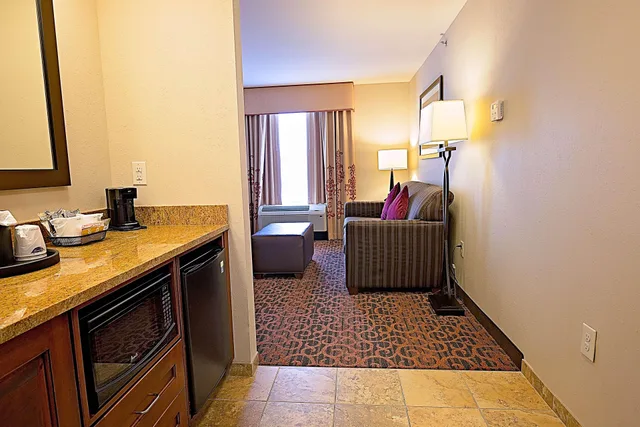 استوديو بسرير كينج مع أريكة لذوي الإعاقة، Hampton Inn Suites Jacksonville 5/5
