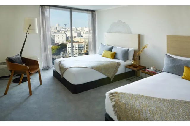 غرفة بسريرين مزدوجين، BEI San Francisco Trademark Collection by Wyndham 1/2