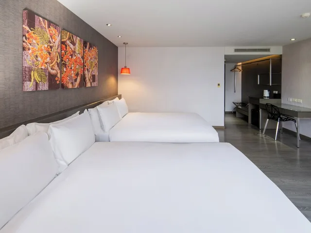 غرفة عائلية رباعية بسريرين كوين، Check Inn Select Hualien Linsen 3/10