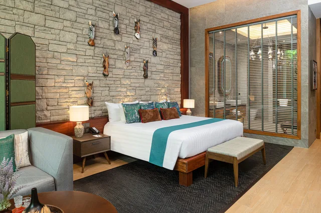 1 Bedroom, Emerald, Villa, King Bed, with Pool، The Gems Mining Pool Villas Pattaya 3/8