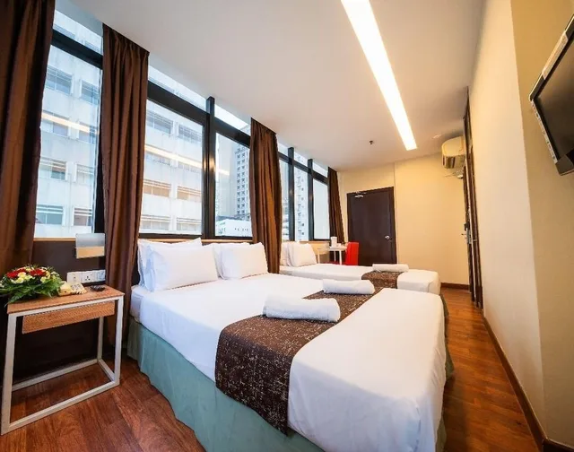 غرفة عائلية ثلاثية بسرير مزدوج وسرير فردي، MyCiti Hotel Kuala Lumpur 1/1