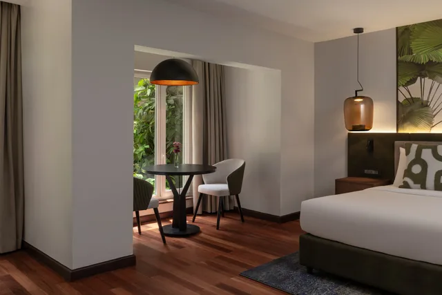 جناح بسرير كينج بإطلالة على الحديقة، Fairview Hotel 3/3