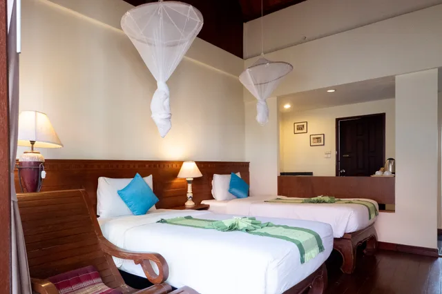 غرفة سوبيريور بسرير مزدوج أو سريرين منفصلين بإطلالة على المسبح، Royal Lanta Resort & Spa 6/10