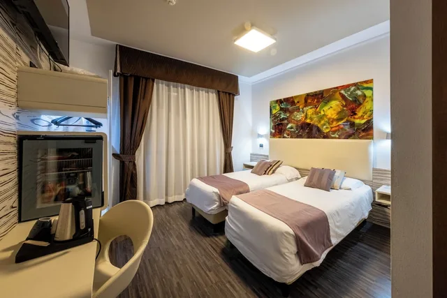 غرفة بسريرين منفصلين، Hotel Le Palme 2/3