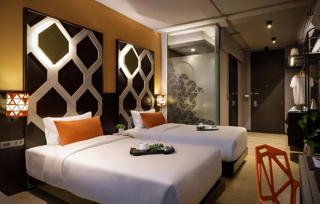 غرفة سوبيريور بسرير مزدوج أو سريرين منفصلين بإطلالة على الحديقة، Ae Lana Chiang Mai Eclectic 7/10