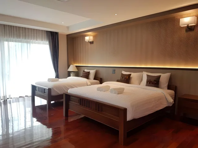 Pool, Villa, 1 Queen and 1 Single Bed، Buraphat Resort 2/2