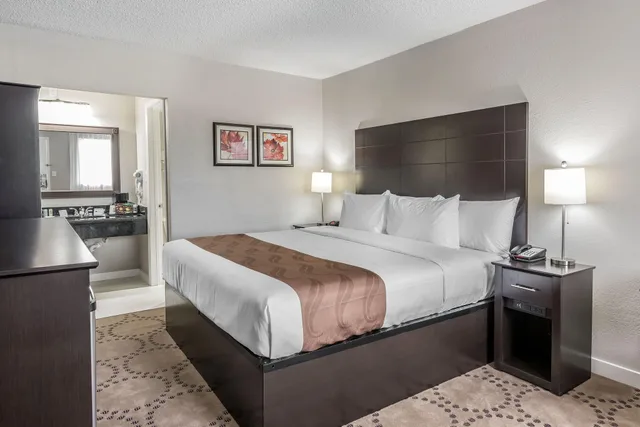 غرفة بسرير مزدوج بإطلالة على البحيرة، Quality Inn & Suites Kissimmee near Main Gate 5/9