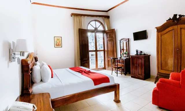 جناح جونيور بسرير كينج بشرفة، Real La Merced Hotel 2/7