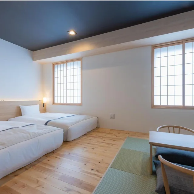 غرفة يابانية عصرية بسريرين منفصلين، Tosei Hotel Cocone Asakusa Kuramae 2/3