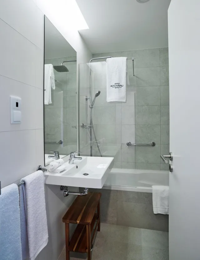 غرفة بسريرين منفصلين، Rochavau Hotel 2/2
