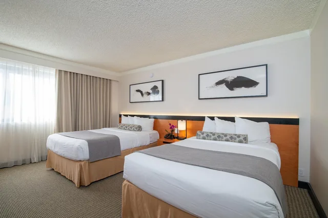 غرفة بسريرين مزدوجين، Miyako Hotel Los Angeles 2/5