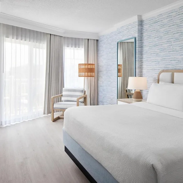 جناح استوديو بسرير كينج بشرفة، Bethany Beach Ocean Suites Residence Inn 2/2