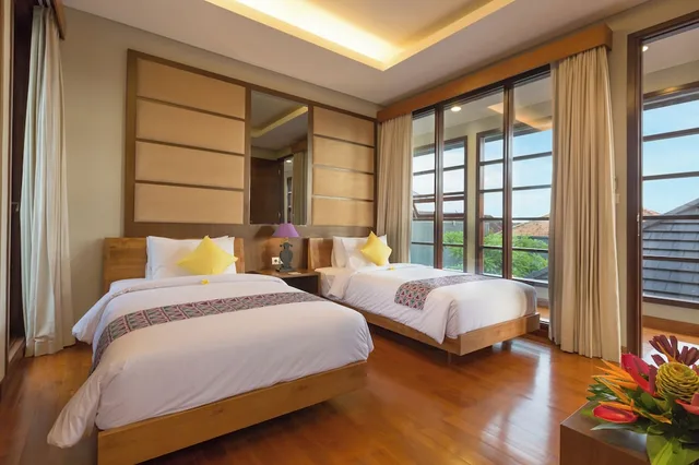 فيلا بسريرين كينج بإطلالة على المسبح بغرفتي نوم بمسبح خاص، Entrada Villa by Nagisa Bali 4/8