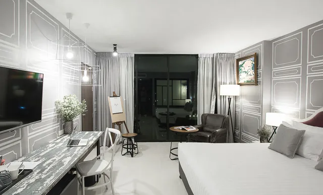 Art, Twin Beds, Bathtub، Art Mai Gallery Nimman Hotel 10/10