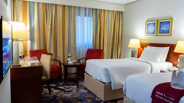 غرفة قياسية بسريرين منفصلين، برج فندق الصفوة 3(Al Safwa Tower 3 Hotel -EX ( Dorrar Aleiman Royal Hotel Makkah )) 5/6