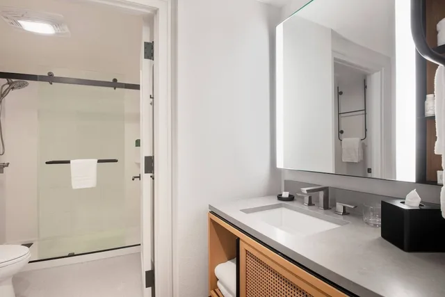 جناح بسريرين مزدوجين بغرفتي نوم، Residence Inn at Aventura Mall Marrriott 6/6