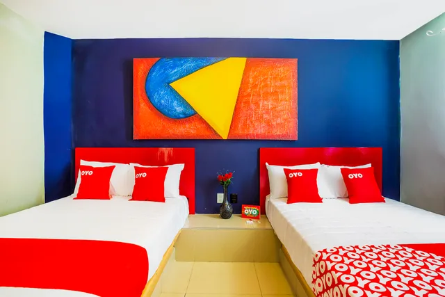 غرفة قياسية بسريرين، OYO Hotel Rey David, Oaxaca 2/3