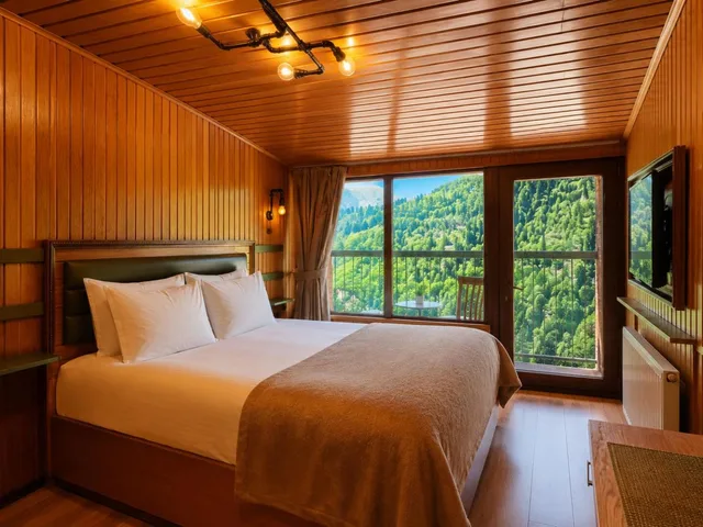 غرفة بسرير مزدوج أو سريرين منفصلين، AYDER DOGA RESORT 4/8