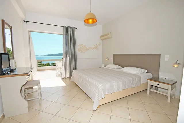 استوديو أساسي بسريرين منفصلين بإطلالة على البحر، Panorama Apartments 1/2