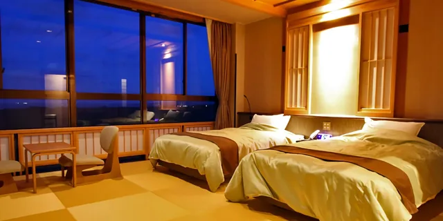 Japanese, Style, Modern, Twin Beds, Main Building، Seiko Grand Hotel 1/2