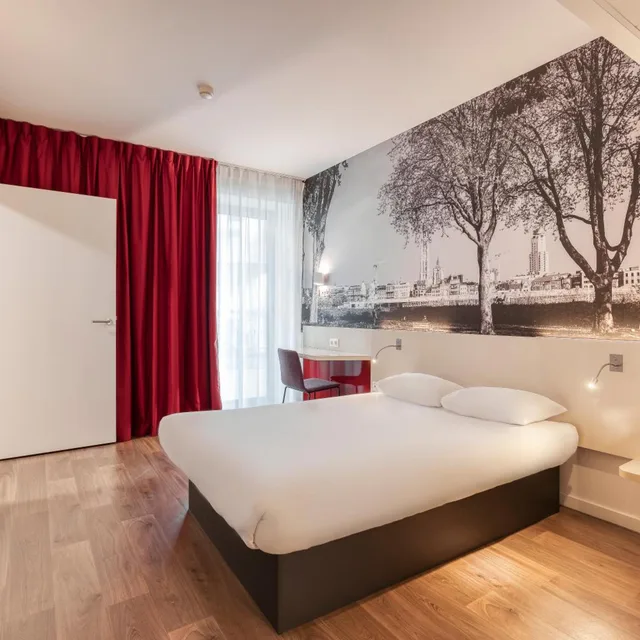 غرفة بسرير مزدوج لذوي الإعاقة، B&B Hotel Antwerpen Zuid 1/4