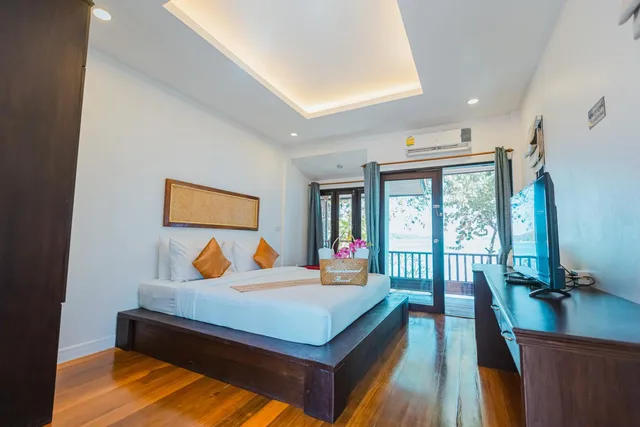 غرفة بسرير كوين بإطلالة على البحر، Vimarn Samed Resort 4/10