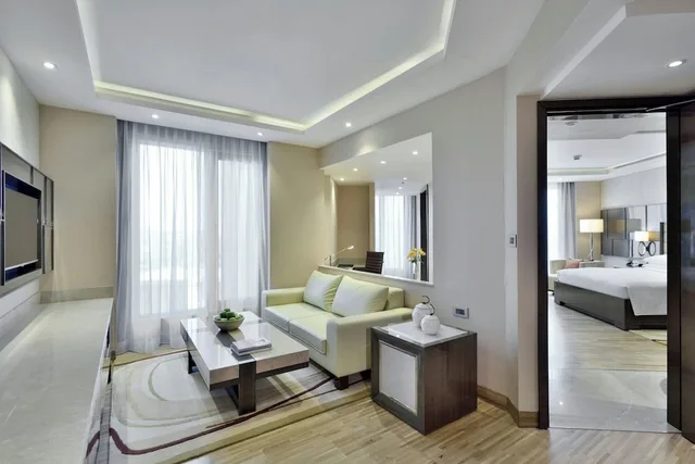 جناح بريميوم بسرير كينج بإطلالة على المدينة، Jw Marriott Hotel Mumbai Sahar 6/10
