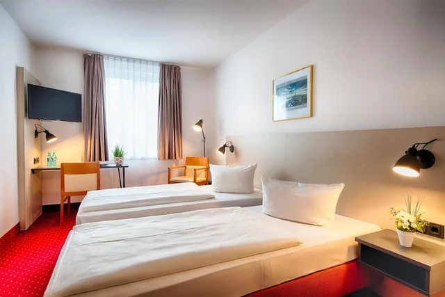 غرفة بزنس بسريرين منفصلين، Achat Hotel Chemnitz 5/8
